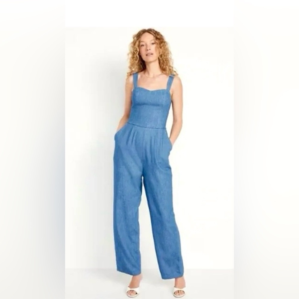 Old Navy Jean color Cami Pant Jumpsuit